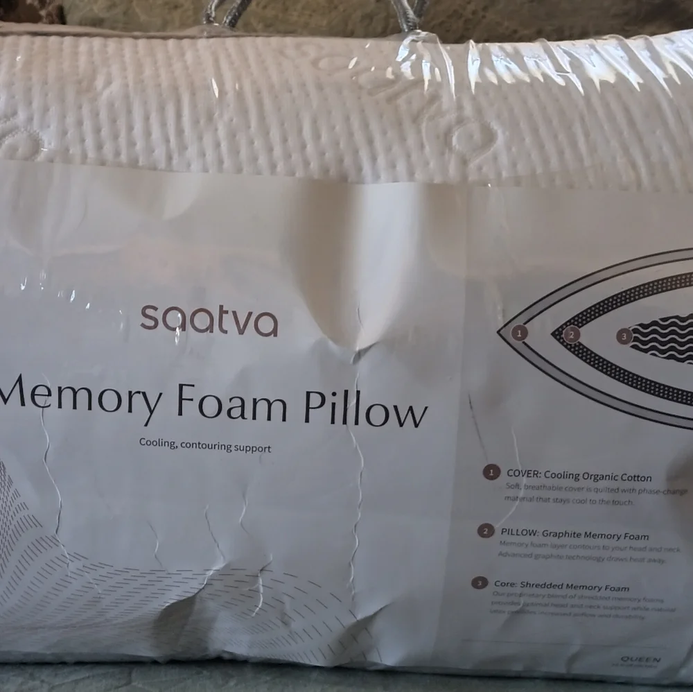 Set of 2 New Saatva Pillow